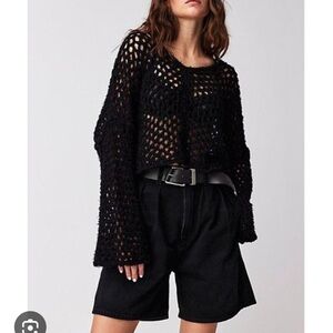 NWOT! Free people solid sail away sweater